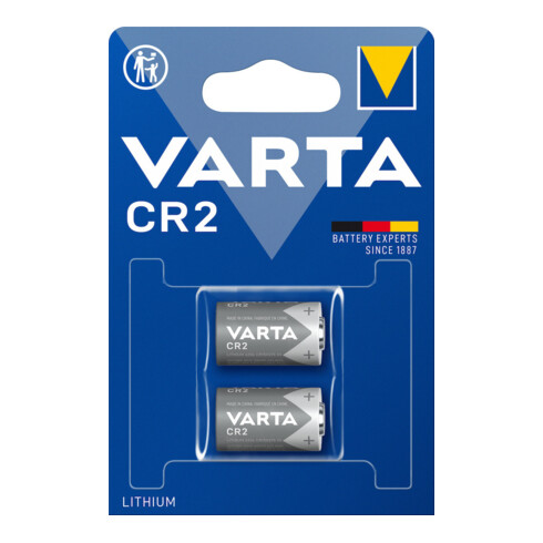 VARTA Batterie Profess. CR2 2er Blister, 3,0V