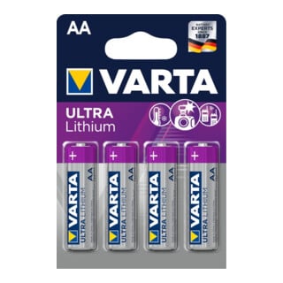VARTA Batterie Professional Lithium AA Blister a 4 Stück