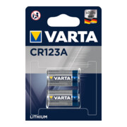 VARTA Batterie Professionnelle CR123A 2 pcs Blister, 3,0 V