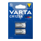VARTA Batterie Professionnelle CR123A 2 pcs Blister, 3,0 V-5