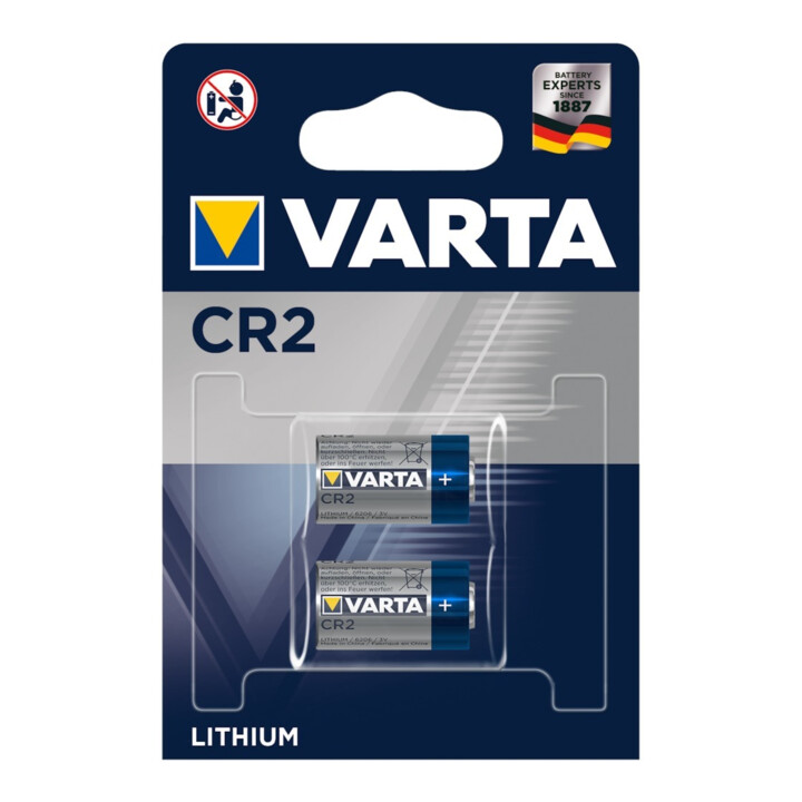 VARTA Batterie Professionnelle CR2 2 pcs blister, 3,0 V