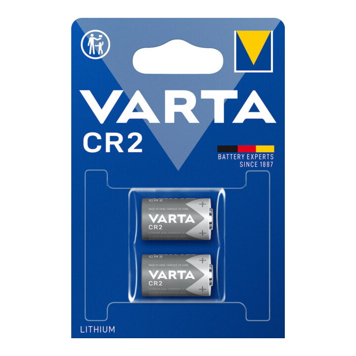 VARTA Batterie Professionnelle CR2 2 pcs blister, 3,0 V