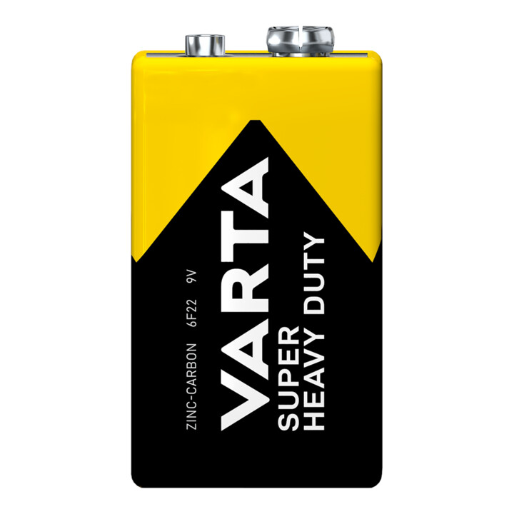 Varta Batterie Superlife E E-Block/6F22, Zinc-Carbone 2022 Fol.1