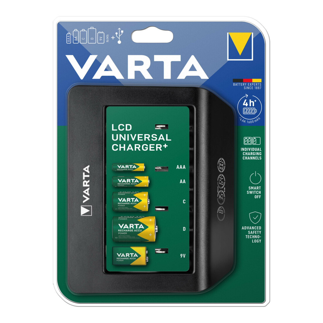 Varta Chargeur universel LCD Cons. Varta+ 57688101401