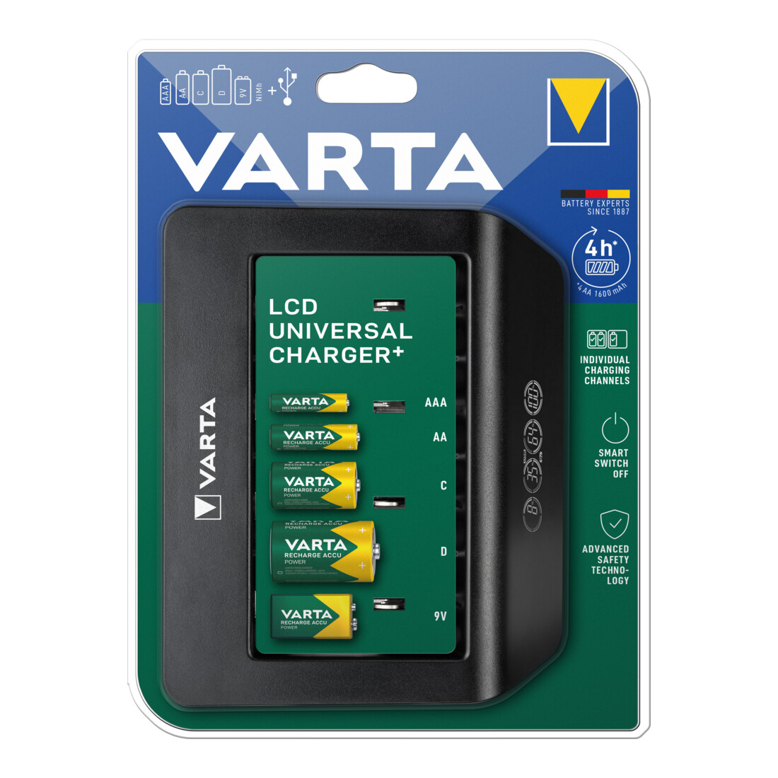Varta Chargeur universel LCD Cons. Varta+ 57688101401