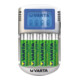Varta Chargeur Varta LCD avec 4 piles AA+12V+USB 57070(4x5716)
