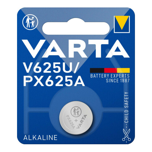 Varta Cons.Varta Batterie Electronics 1,5V/120mAh/Al-Mn V 625 U Bli.1