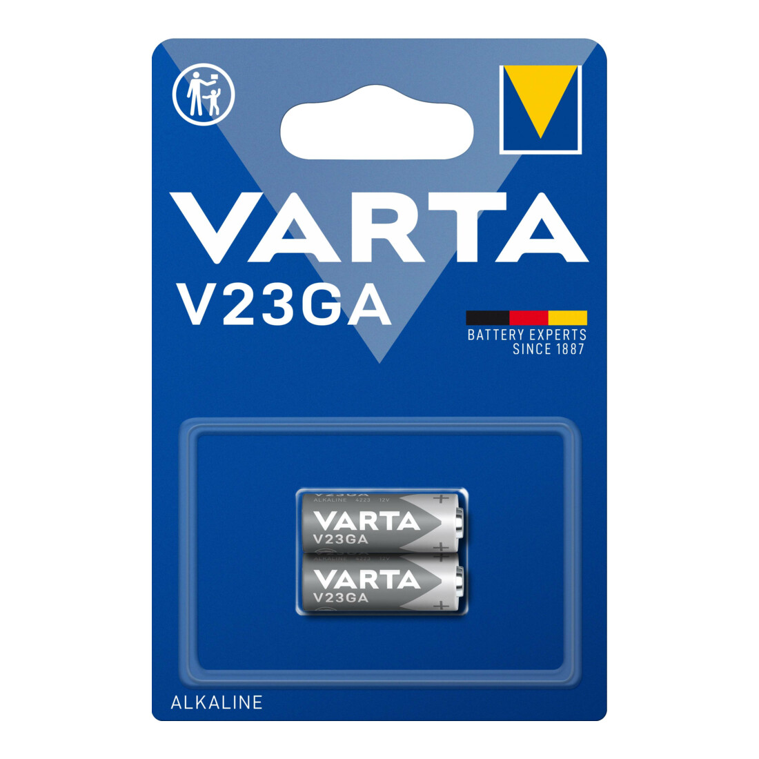 Varta Cons.Varta Batterie Electronics 12V/50mAh/Al-Mn V 23 GA Bli.2