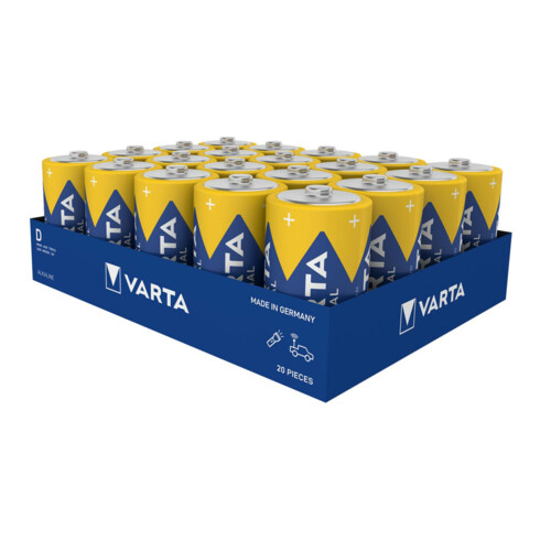 Varta Cons.Varta Batterie Industrial D Mono, R20, Al-Mn 4020 Ind. Stk.1