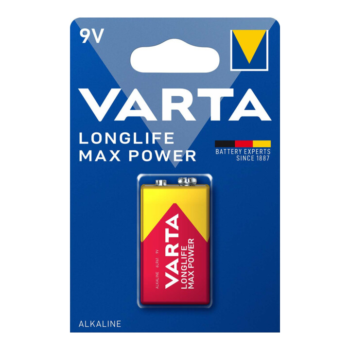 Varta Cons.Varta Batterie Longl.MaxPow. E E-Block, 6LR61,Al-Mn 4722 Bli.1