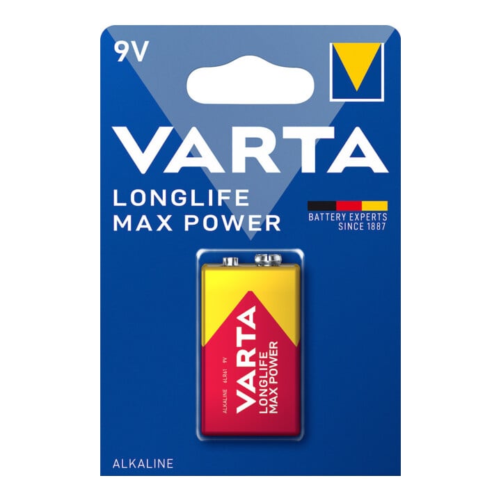 Varta Cons.Varta Batterie Longl.MaxPow. E E-Block, 6LR61,Al-Mn 4722 Bli.1