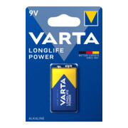 Varta Cons.Varta Batterie Longl.Power E E-Block, 6LR61,Al-Mn 4922 Bli.1