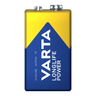 Varta Cons.Varta Batterie Longl.Power E E-Block, 6LR61,Al-Mn 4922 Stk.1