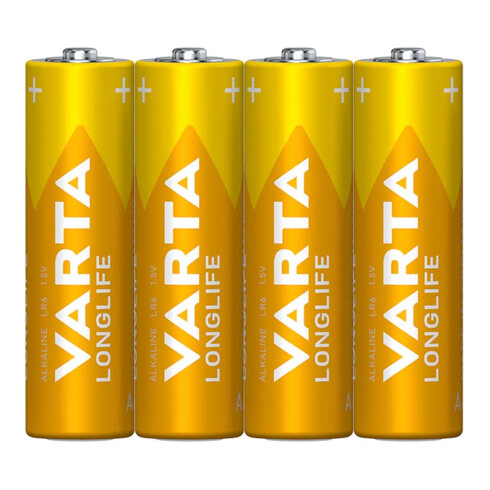 Varta Cons.Varta Batterie Longlife AA Mignon, LR6, Al-Mn 4106 Fol.4