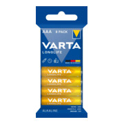 Varta Cons.Varta Batterie Longlife AAA Micro, R3, Al-Mn 4103 Fol.8
