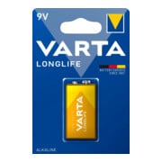 Varta Cons.Varta Batterie Longlife E E-Block, 6LR61,Al-Mn 4122 Bli.1