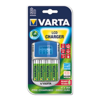 Varta Cons.Varta Ladegerät LCD Charger inkl.4AA+12V+USB 57070(4x5716)