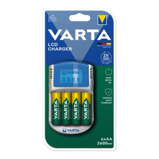 Varta Cons.Varta Ladegerät LCD Charger inkl.4AA+12V+USB 57070(4x5716)