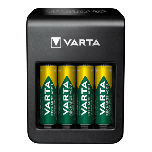 Varta Cons.Varta LCD Plug Charger+ 4xAA 56706 2100mAh 57687101441