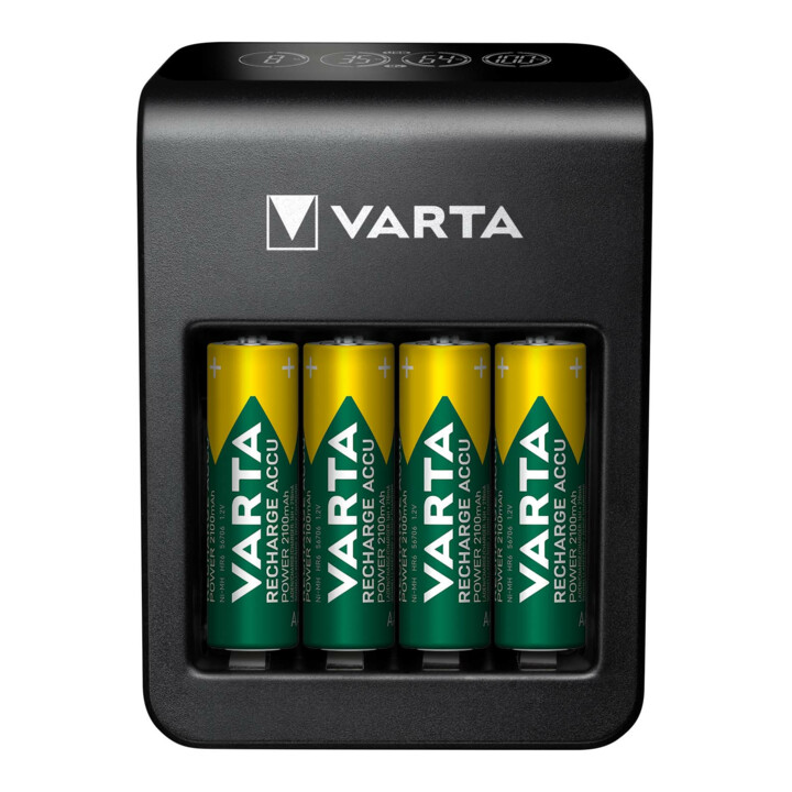 Varta Cons.Varta LCD Plug Charger+ 4xAA 56706 2100mAh 57687101441