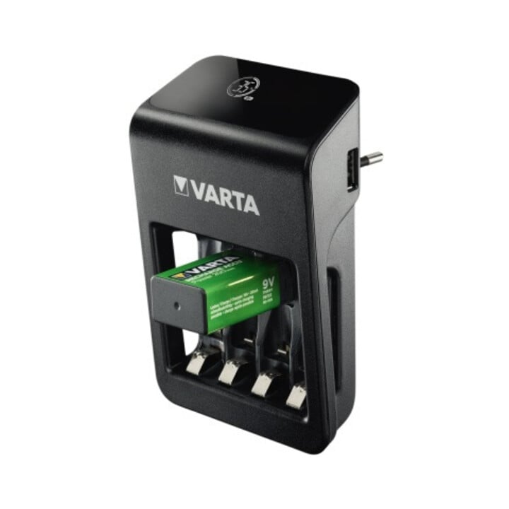 Varta Cons.Varta LCD Plug Charger+ 4xAA 56706 2100mAh 57687101441