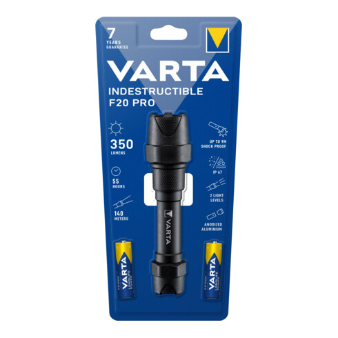 Varta Cons.Varta LED-Taschenlampe F20 Pro 2AA m.Batt. IndestructibleF20Pro