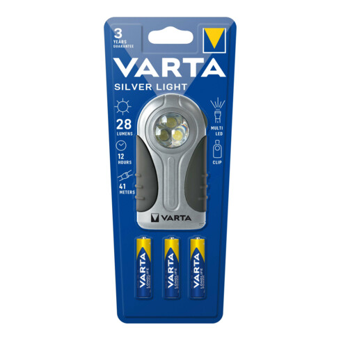 Varta Cons.Varta Leuchte Silver Light inkl. 3AAA 16647