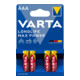 Varta Cons.Varta Longlife Max Power Micro 1,5/Al-Mn 4703 Blister 4-1