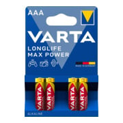Varta Cons.Varta Longlife Max Power Micro 1,5/Al-Mn 4703 Blister 4