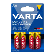 Varta Cons.Varta Longlife Max Power Mignon 1,5/Al-Mn 4706 Blister 4