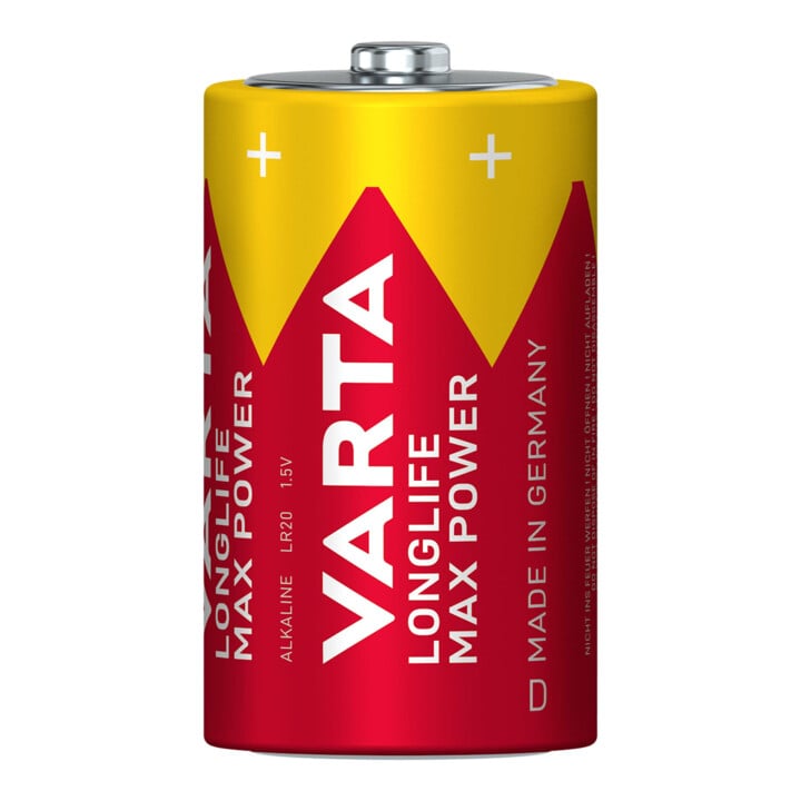 Varta Cons.Varta Longlife Max Power Mono 1,5/Al-Mn 4720 Blister 2