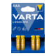 Varta Cons.Varta Longlife Micro 1,5/Al-Mn 4103 Blister 4-1