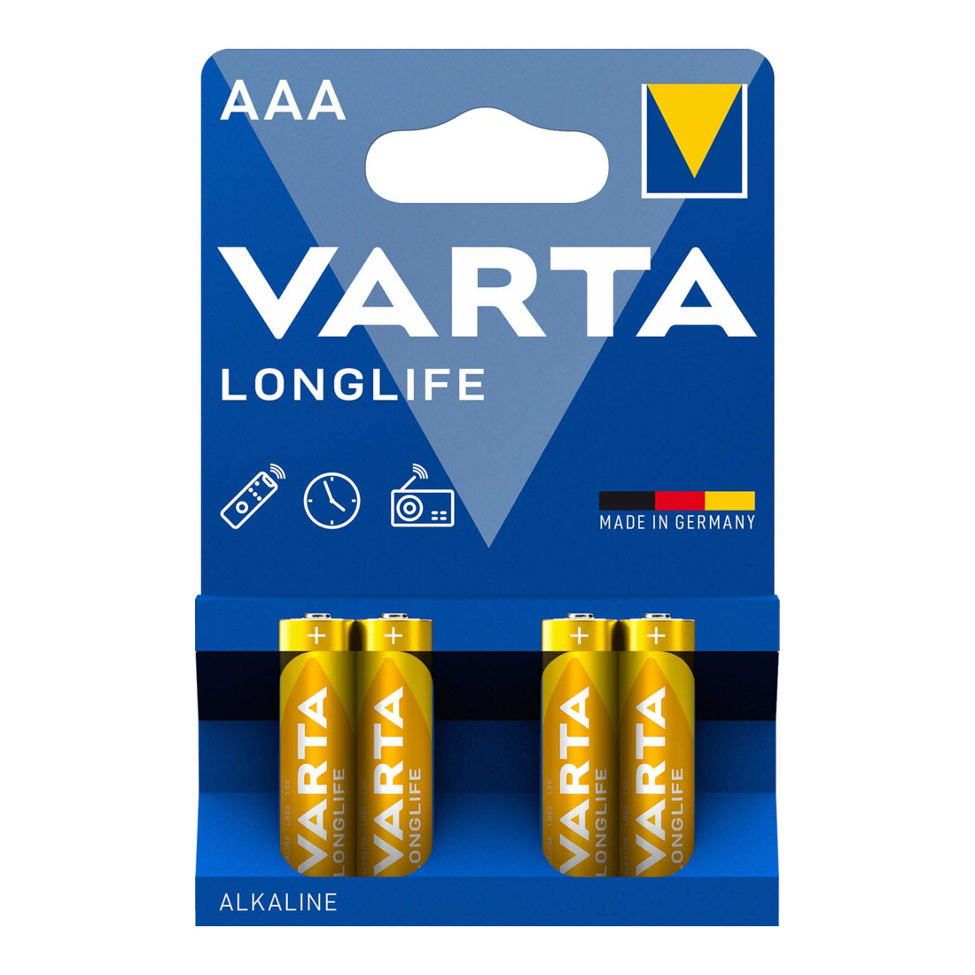 Varta Cons.Varta Longlife Micro 1,5/Al-Mn 4103 Blister 4