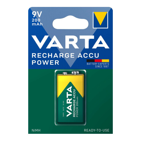 Varta Cons.Varta Recharge Accu Power E 8,4V/200mAh/Ni-MH 56722 Bli.1