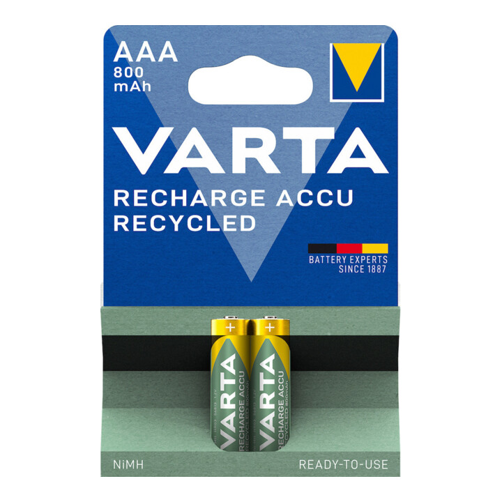 Varta Cons.Varta Recharge Accu Recycled AAA 1,2V/800mAh/NiMH 56813 Bli.2