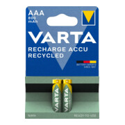 Varta Cons.Varta Recharge Accu Recycled AAA 1,2V/800mAh/NiMH 56813 Bli.2-2