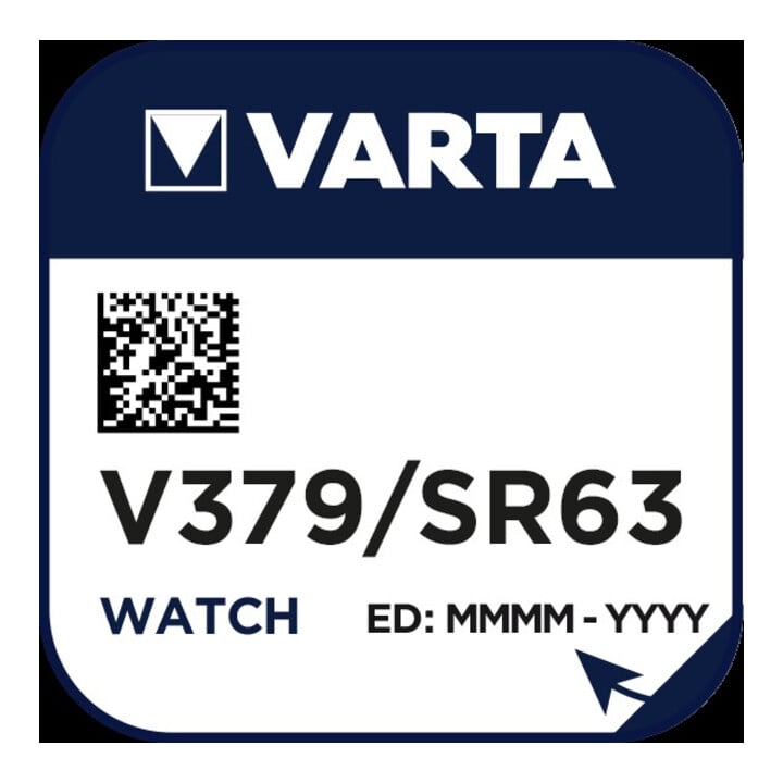 Varta Cons.Varta Uhren-Batterie 1,55V/15mAh/Silber V 379 Stk.1