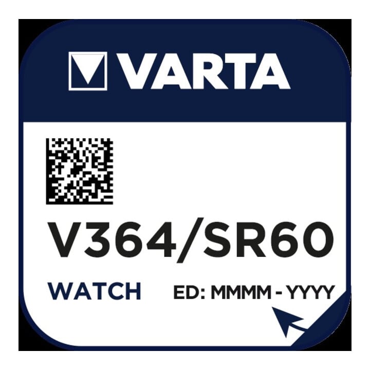 Varta Cons.Varta Uhren-Batterie 1,55V/17mAh/Silber V 364 Stk.1