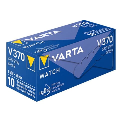 Varta Cons.Varta Uhren-Batterie 1,55V/30mAh/Silber V 370 Stk.1