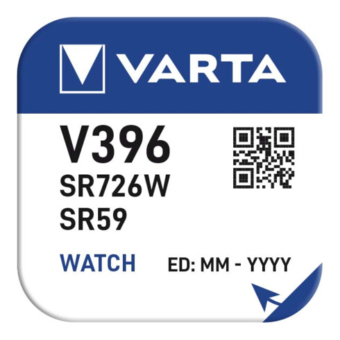 Varta Cons.Varta Uhren-Batterie 1,55V/32mAh/Silber V 396 Stk.1