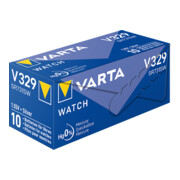 Varta Cons.Varta Uhren-Batterie 1,55V/37mAh/Silber V 329 Stk.1-3