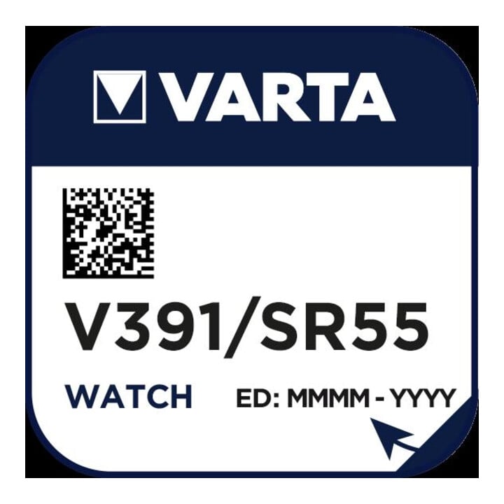 Varta Cons.Varta Uhren-Batterie 1,55V/42mAh/Silber V 391 Stk.1