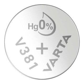 Varta Cons.Varta Uhren-Batterie 1,55V/49mAh/Silber V 381 Stk.1