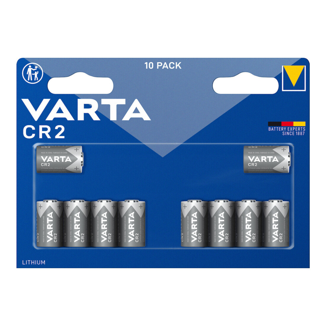 VARTA ELECTRONICS CR2 B Blister de 10 pièces