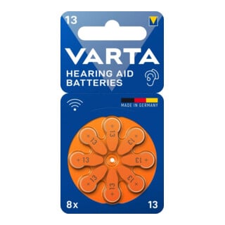 VARTA Hörgerätebatterie 13 Bli 8