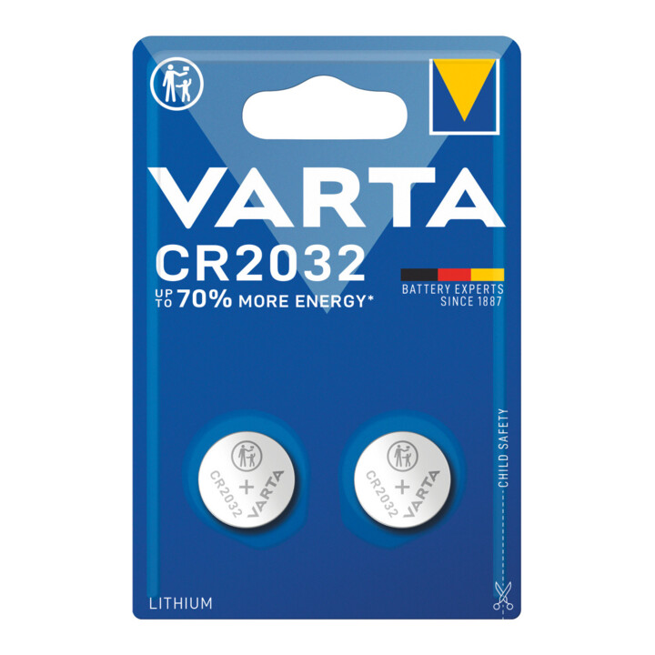 VARTA Knoopcel / speciale batterij CR2032, Type: CR2032
