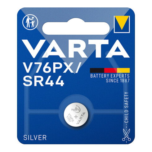 Varta Knopfzelle Professional Electronics 1,5 V 145 mAh SR44 11,6x5,4mm