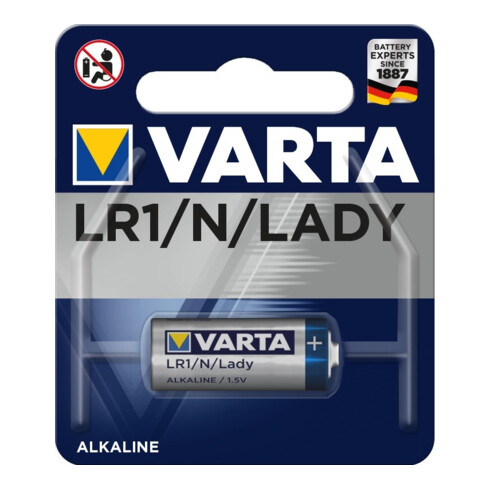 Varta Knopfzelle Professional Electronics 1,5 V 850 mAh LR1 12,0x30,2mm