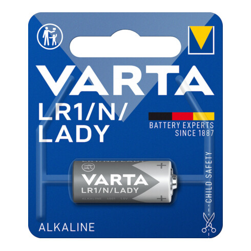 Varta Knopfzelle Professional Electronics 1,5 V 850 mAh LR1 12,0x30,2mm