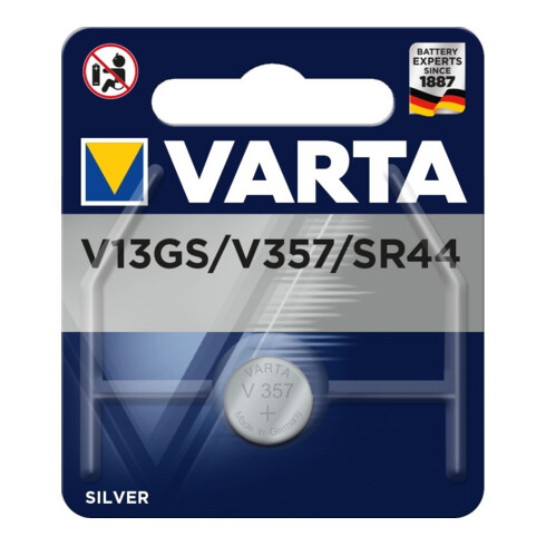Varta Knopfzelle Professional Electronics 1,55 V 155 mAh SR44 11,6x5,4mm